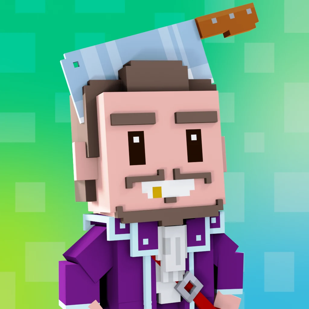 Pirate #8827 voxel render