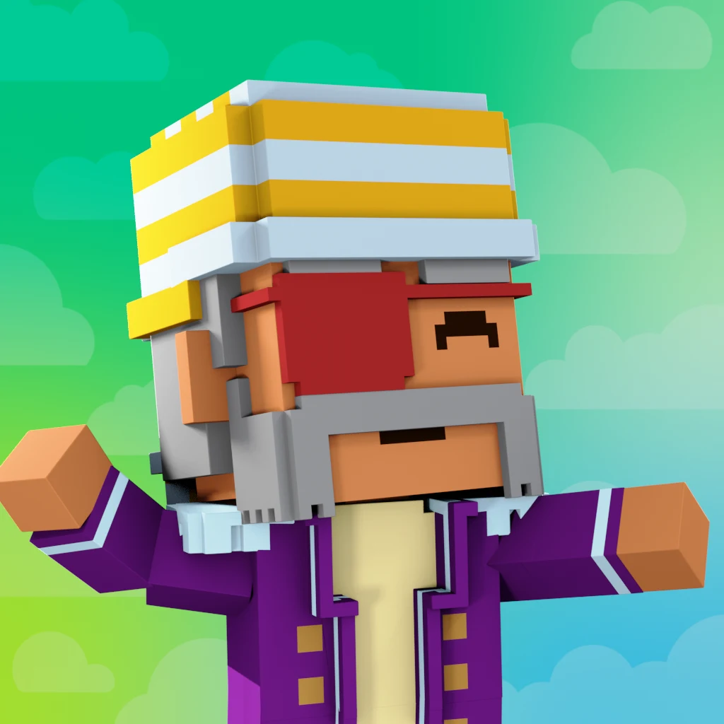 Pirate #8829 voxel render