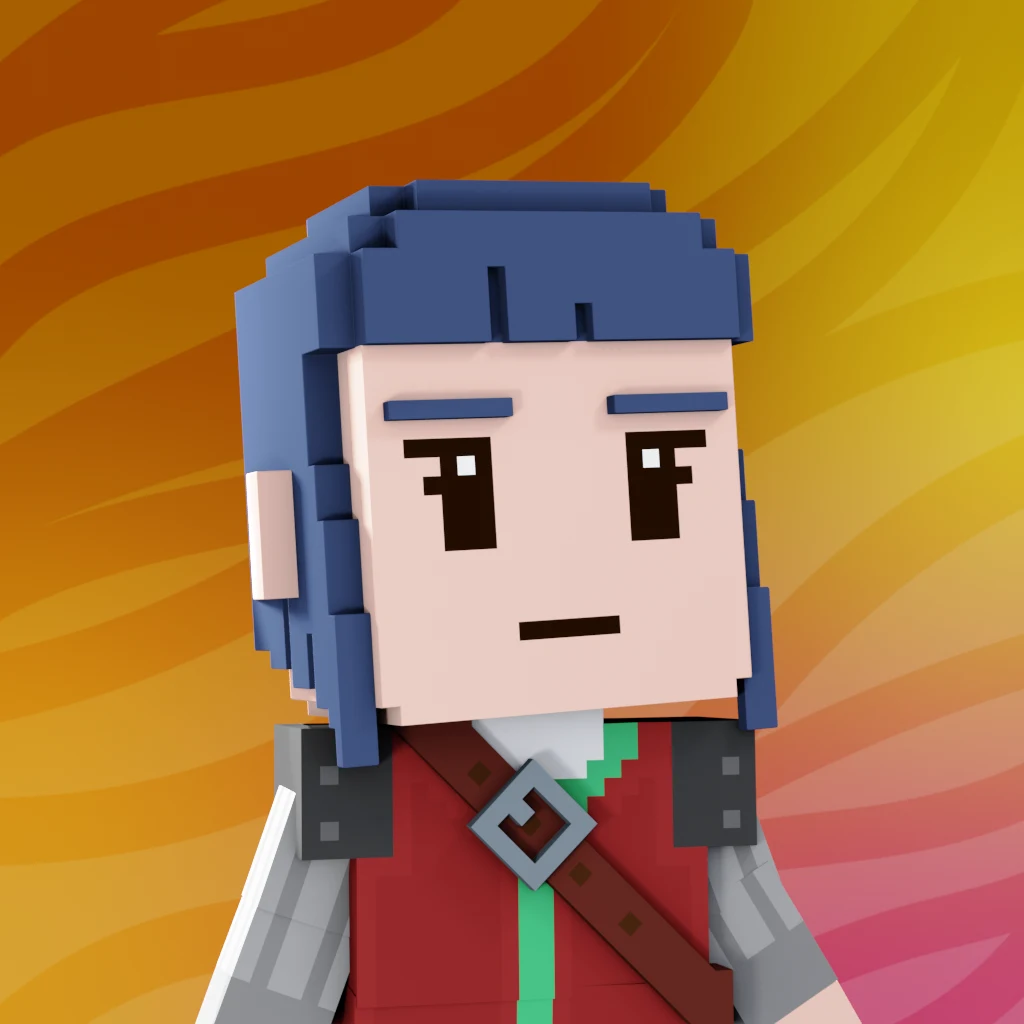 Pirate #8830 voxel render
