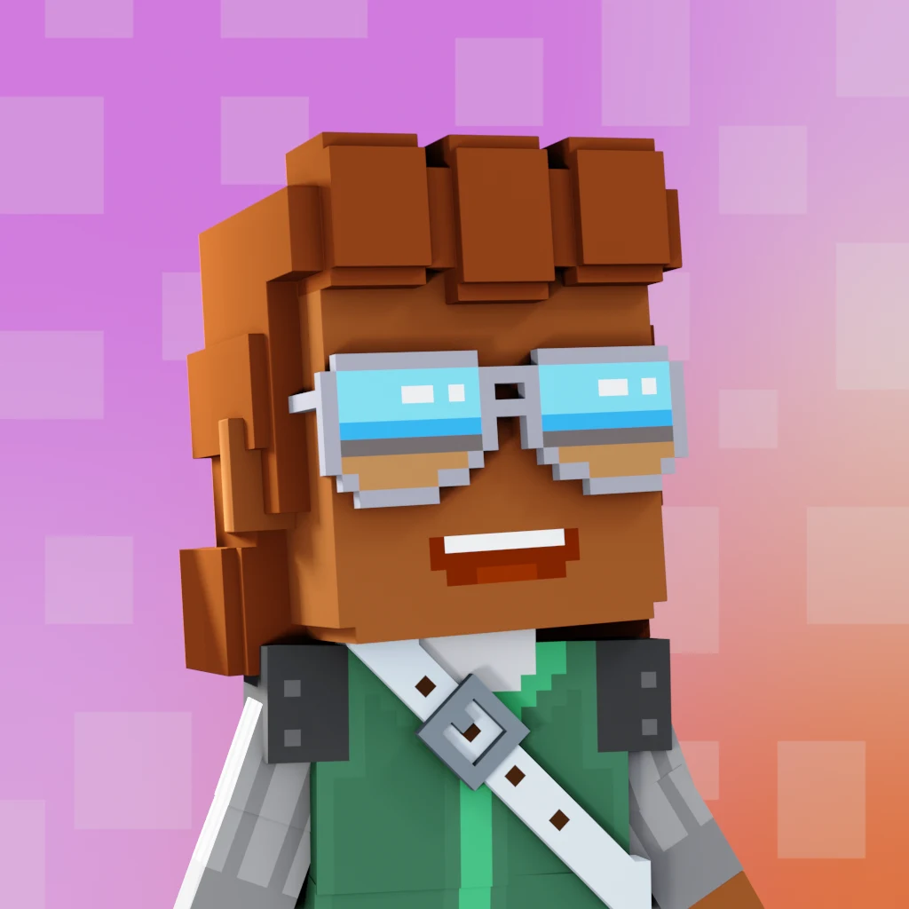 Pirate #8832 voxel render