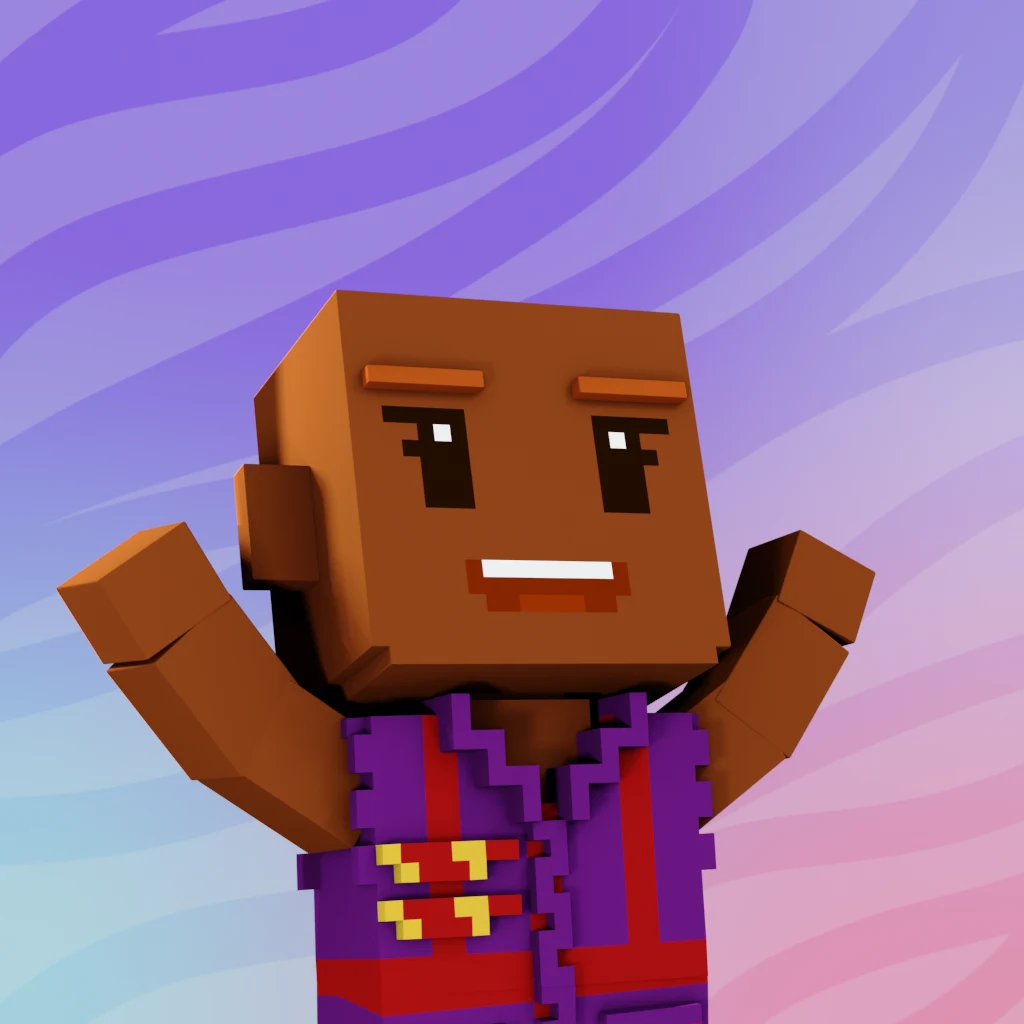 Pirate #8833 voxel render