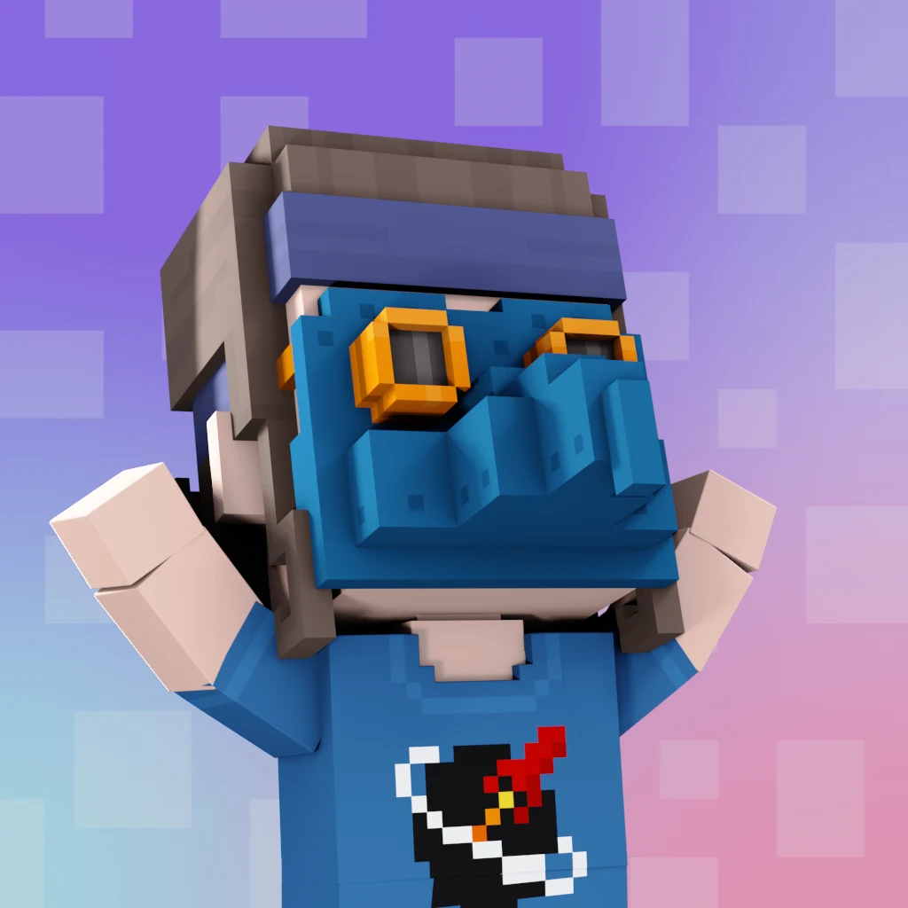 Pirate #8835 voxel render
