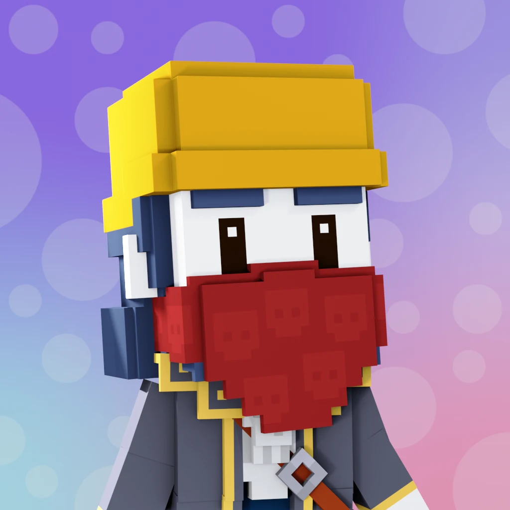 Pirate #8838 voxel render