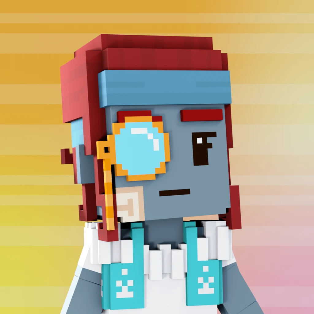 Pirate #8840 voxel render
