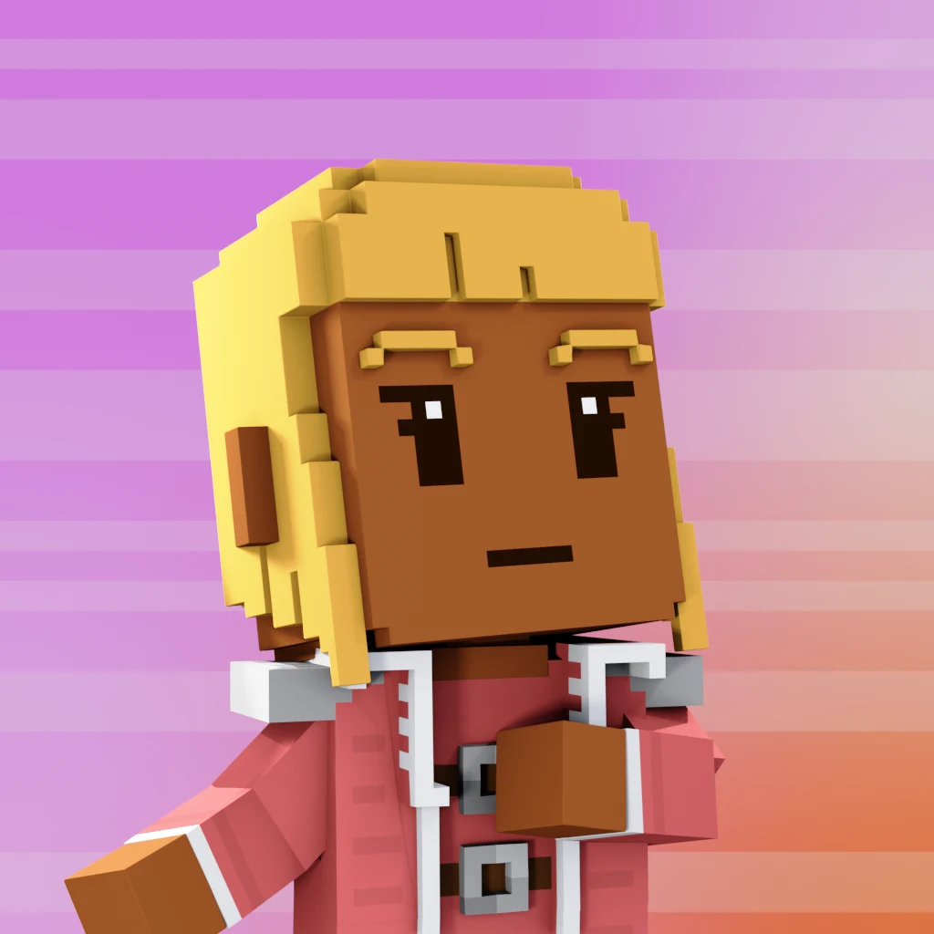 Pirate #8843 voxel render