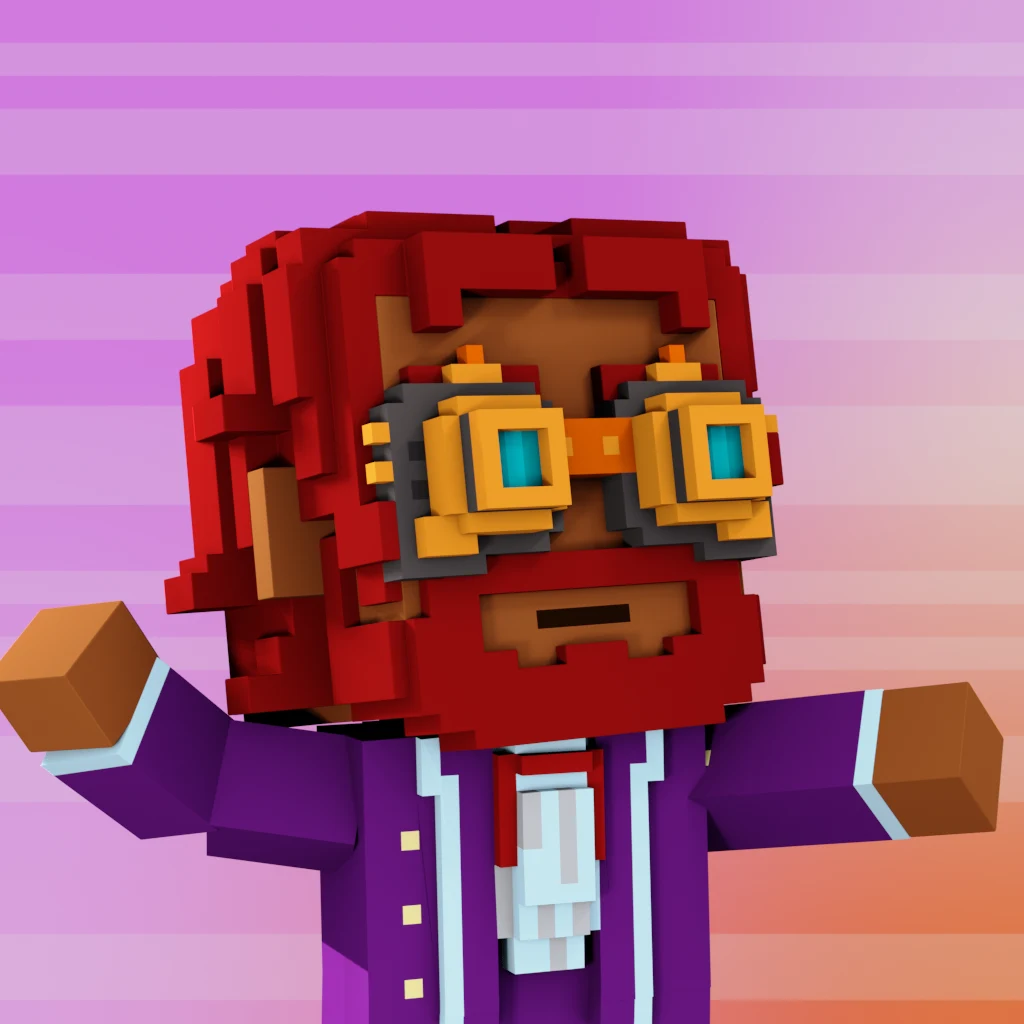 Pirate #8844 voxel render