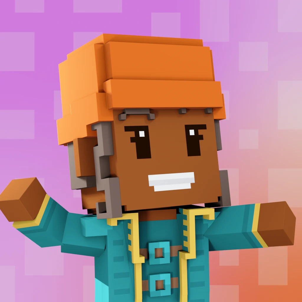 Pirate #8845 voxel render