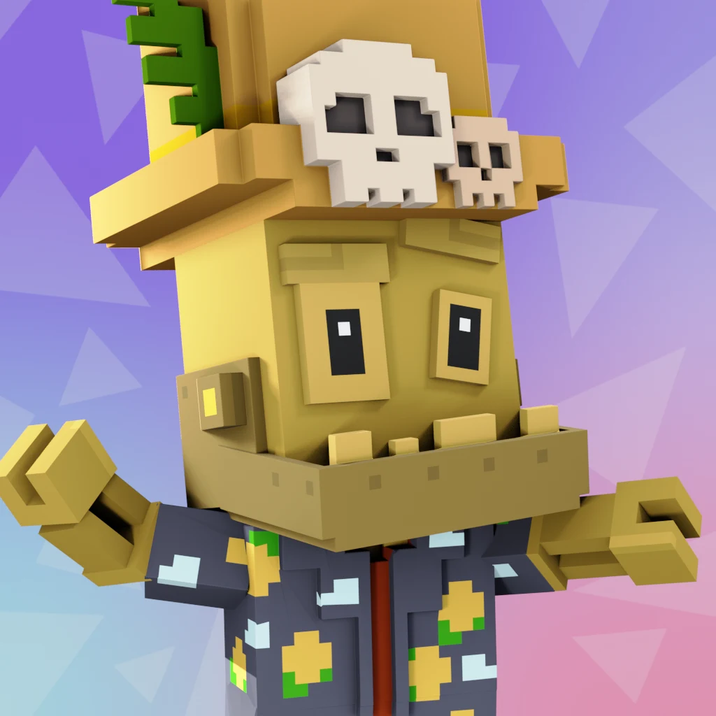 Pirate #8846 voxel render