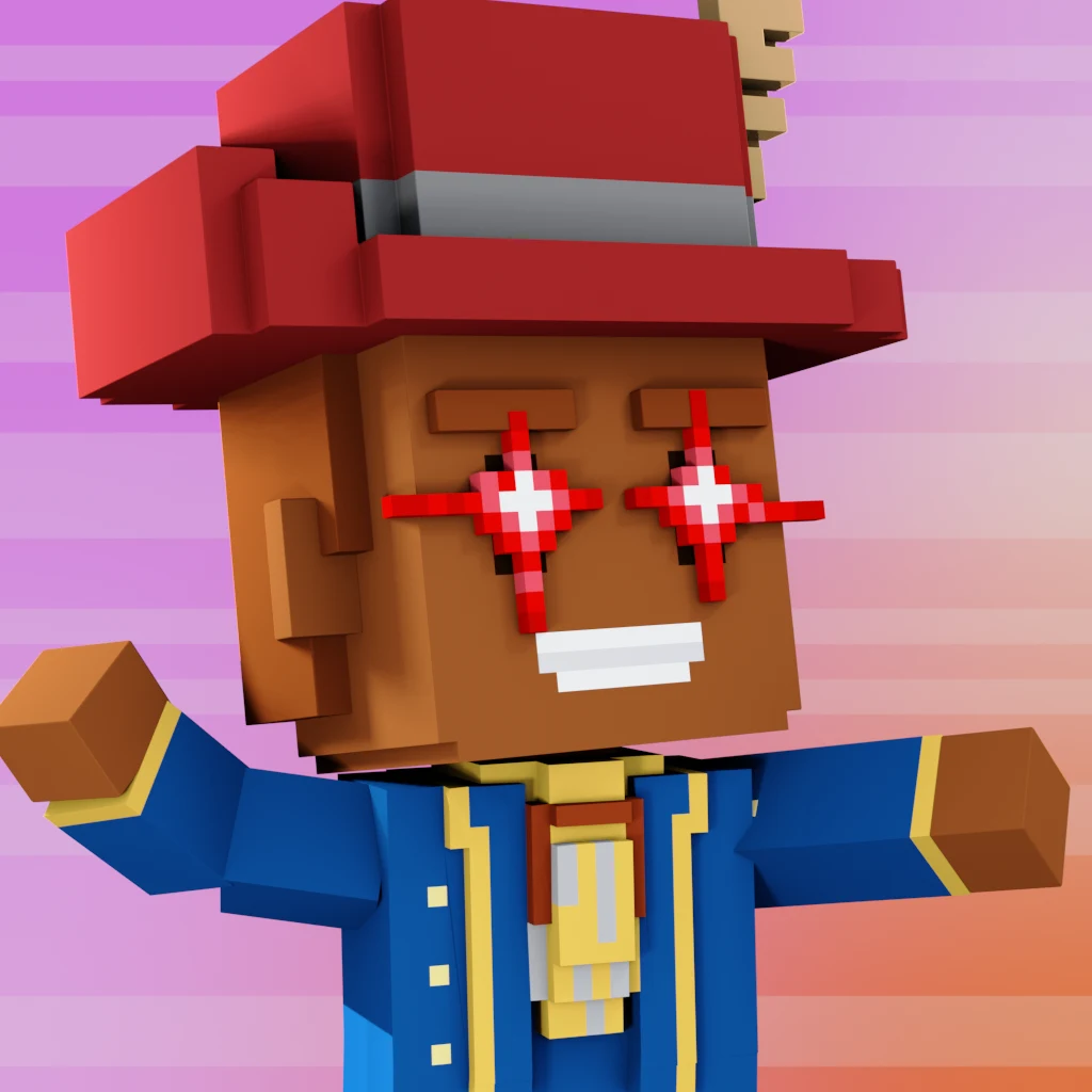 Pirate #8847 voxel render