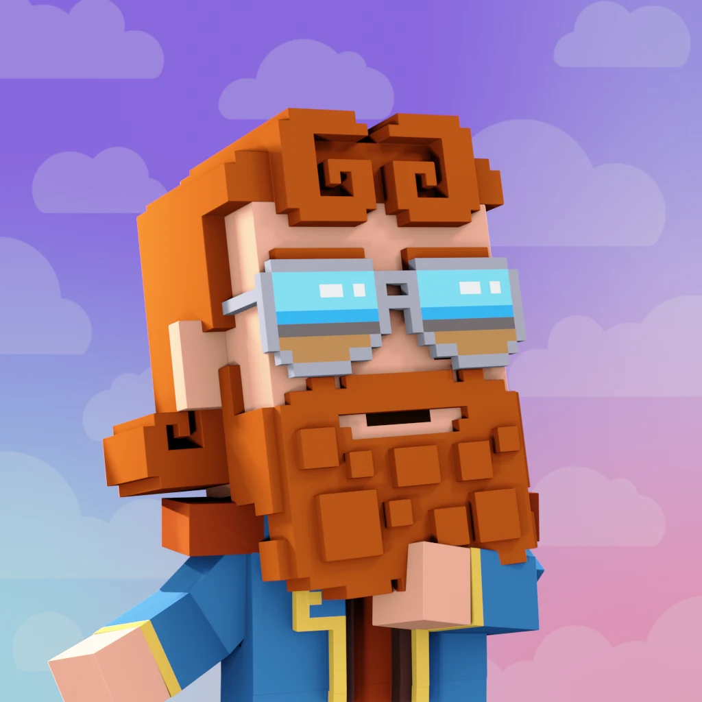 Pirate #885 voxel render
