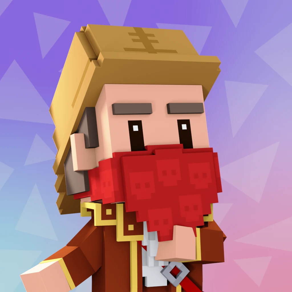 Pirate #8850 voxel render