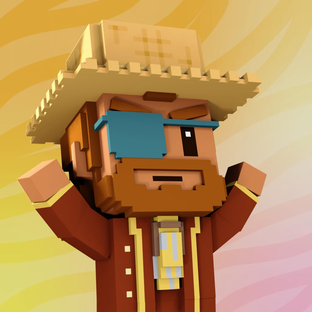 Pirate #8853 voxel render