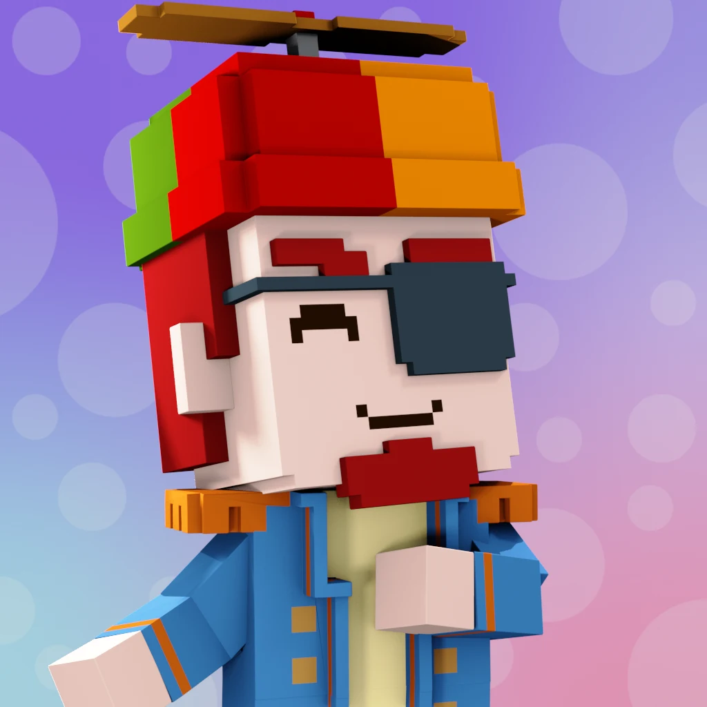 Pirate #8854 voxel render