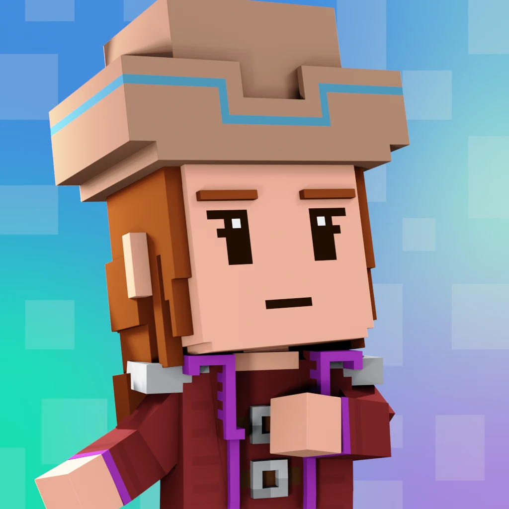 Pirate #8857 voxel render