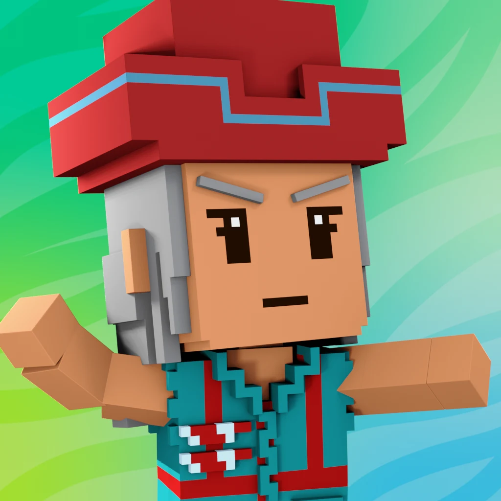 Pirate #8858 voxel render