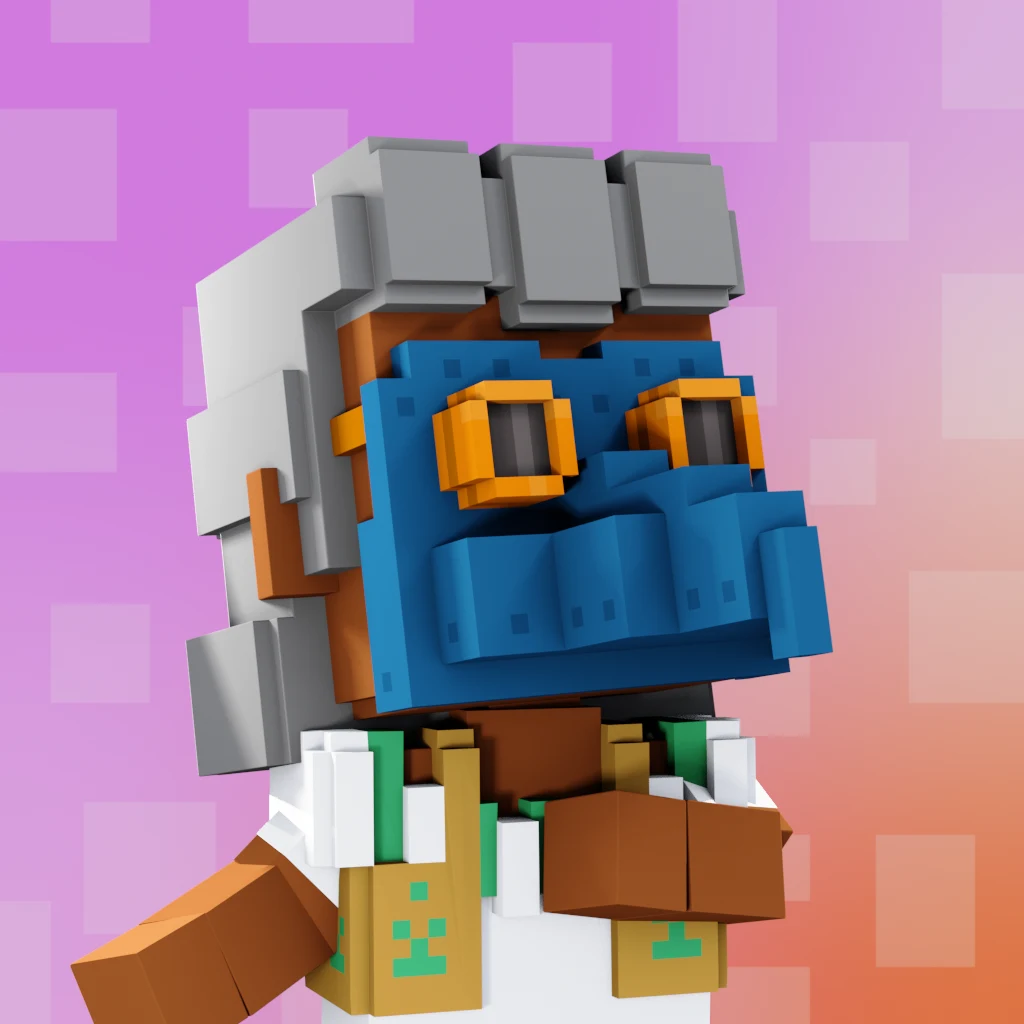 Pirate #886 voxel render