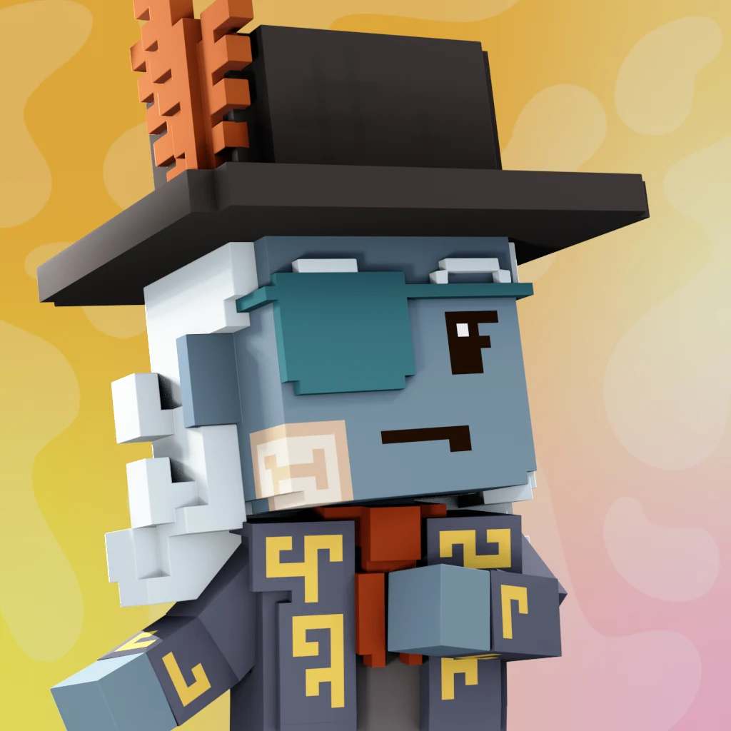 Pirate #8861 voxel render