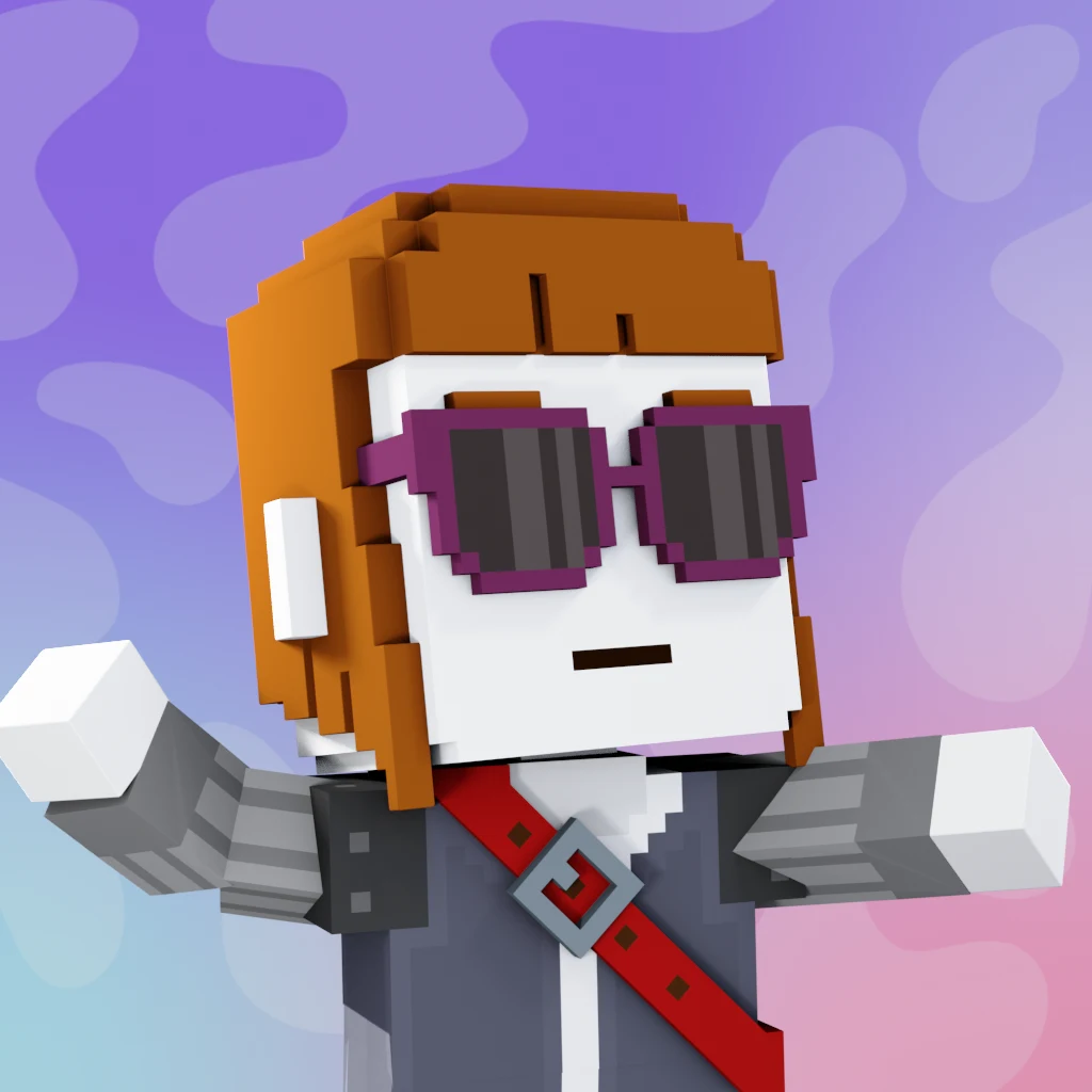 Pirate #8862 voxel render
