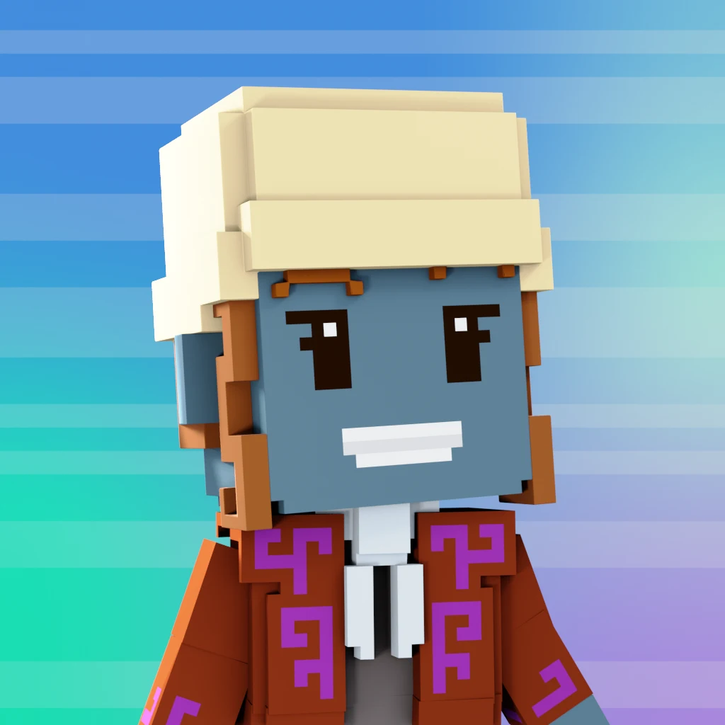Pirate #8864 voxel render