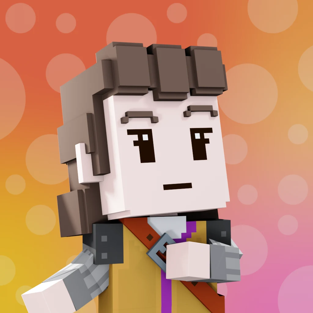 Pirate #8865 voxel render