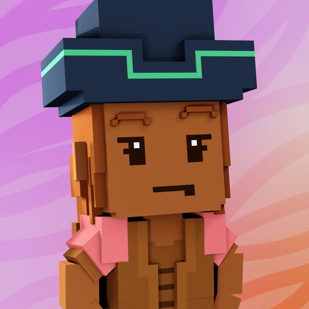 Pirate #8868 voxel render