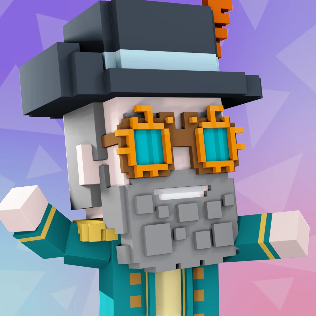 Pirate #8869 voxel render