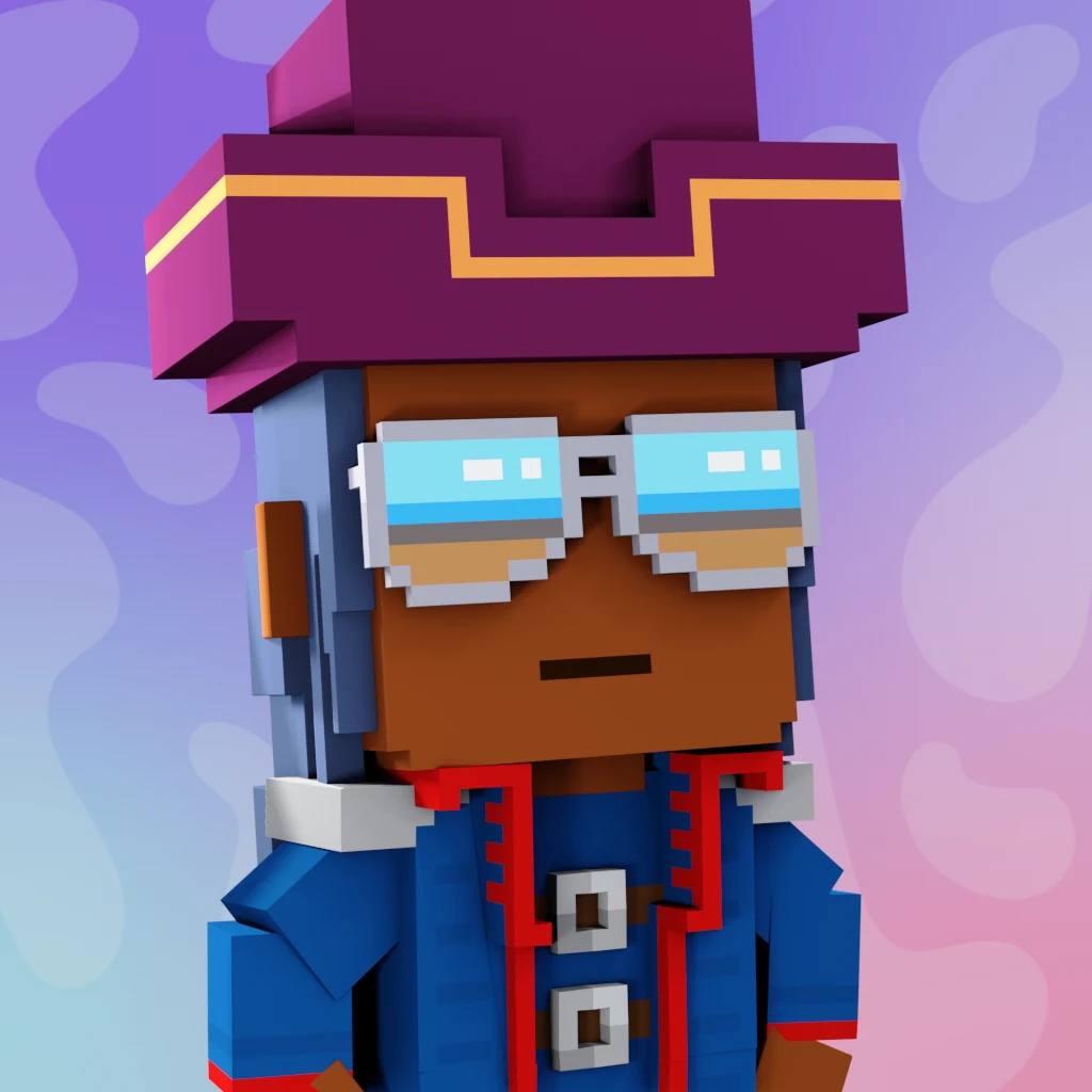 Pirate #887 voxel render