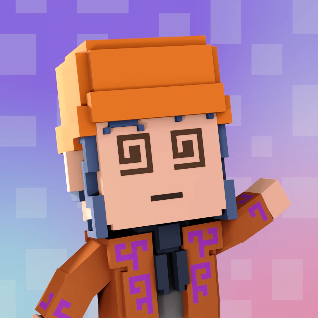 Pirate #8870 voxel render
