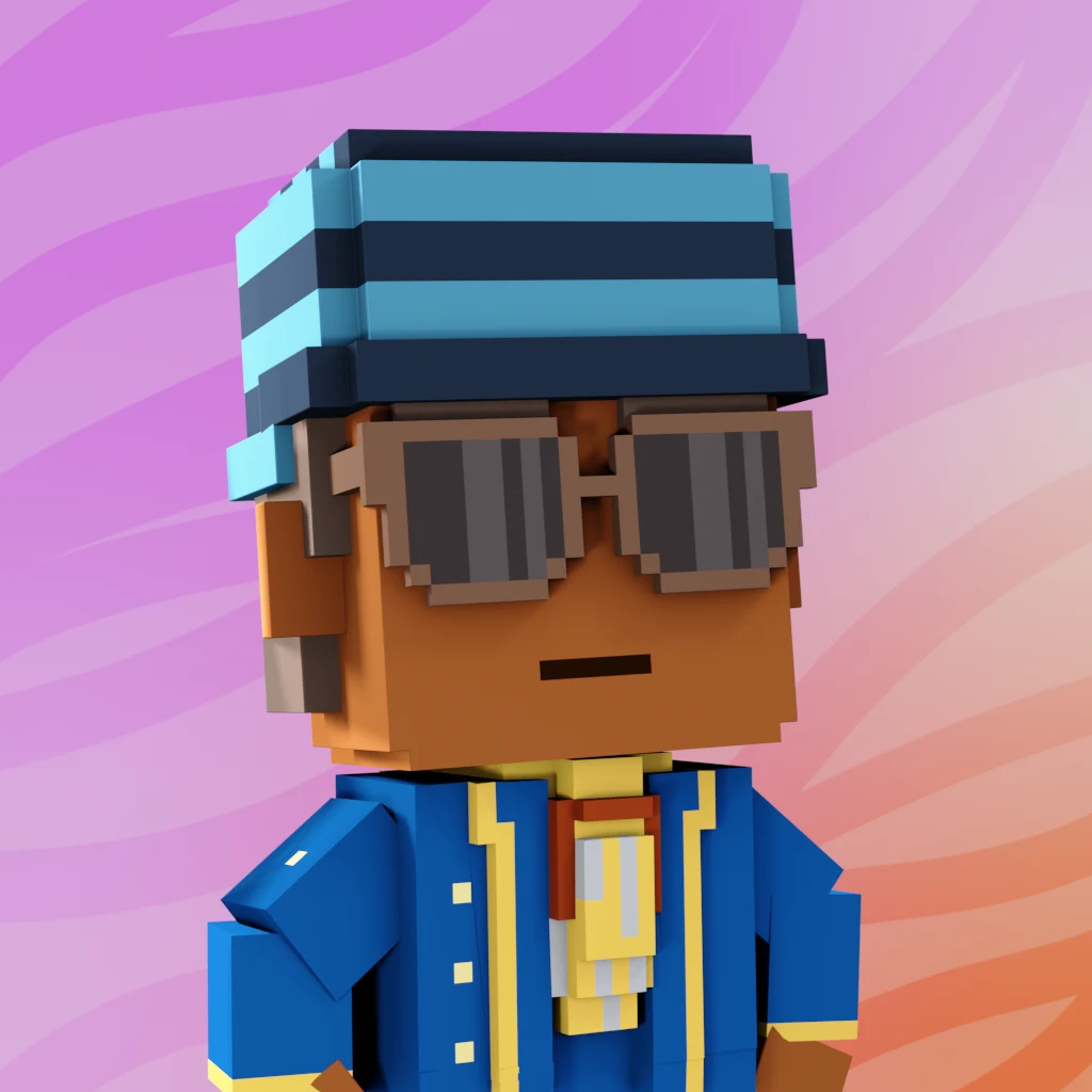 Pirate #8871 voxel render