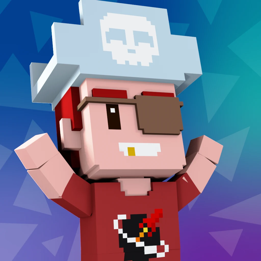 Pirate #8873 voxel render