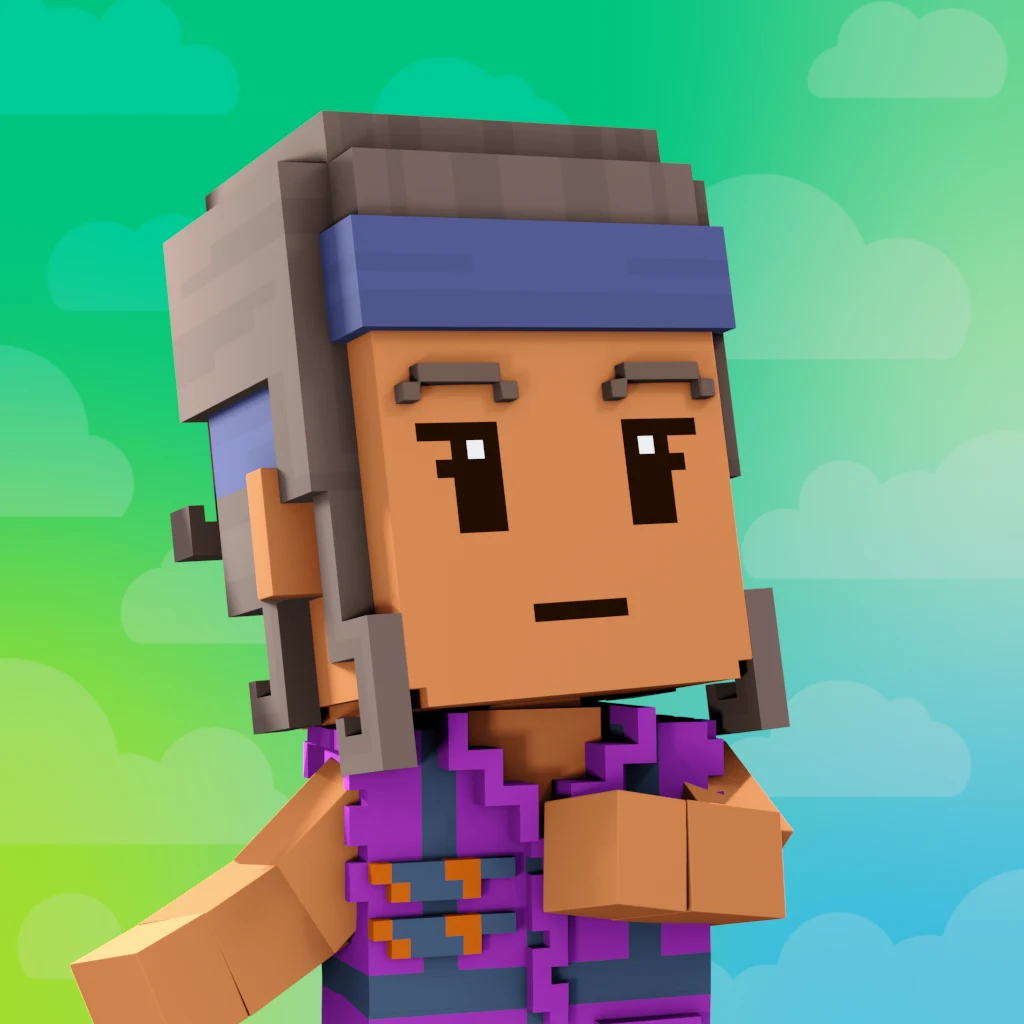 Pirate #8876 voxel render