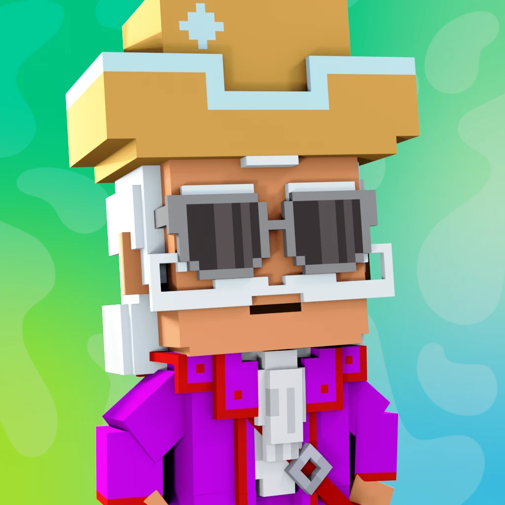 Pirate #888 voxel render