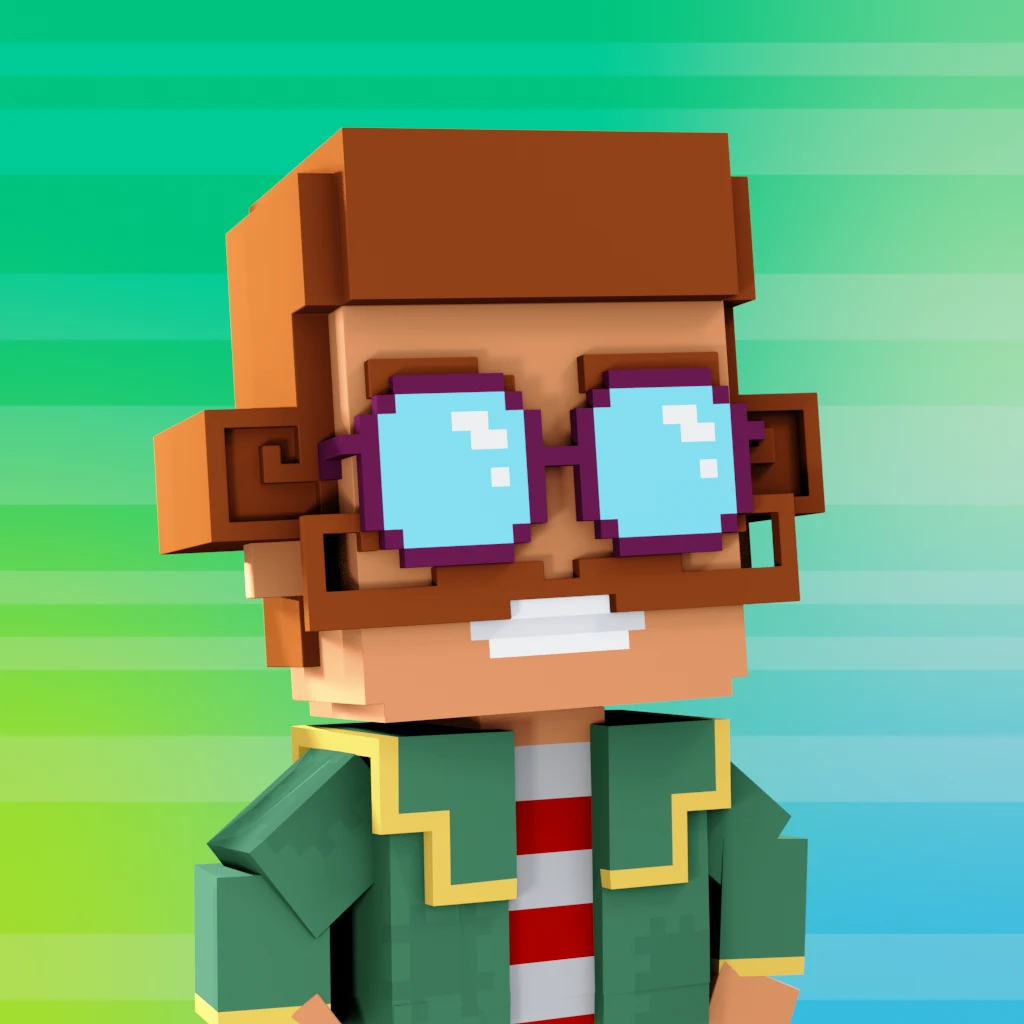Pirate #8882 voxel render