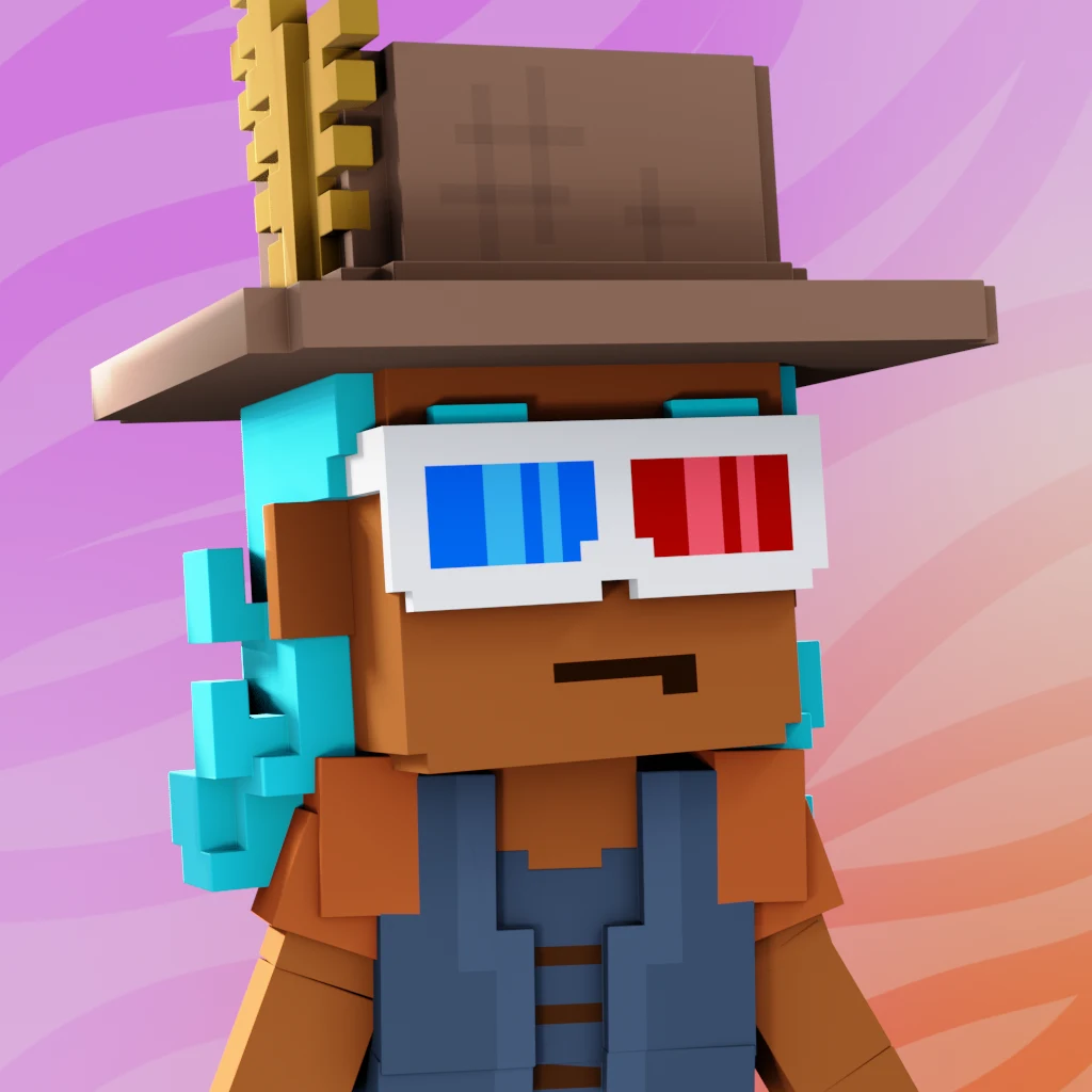 Pirate #8883 voxel render