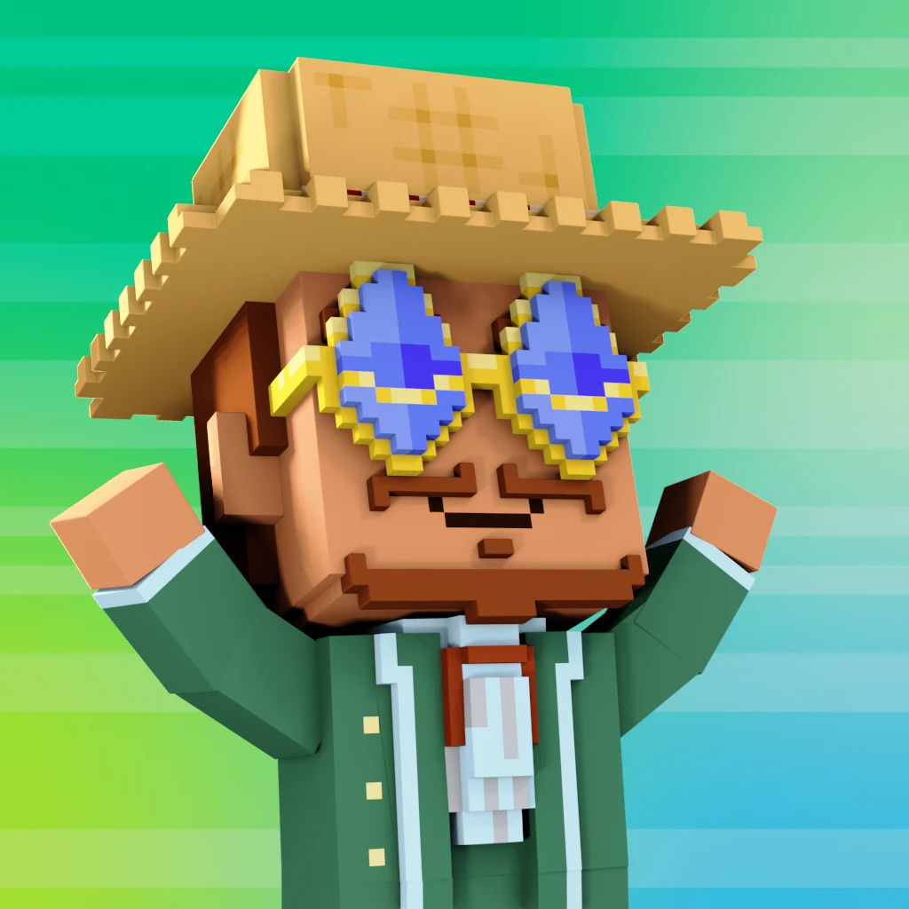 Pirate #8886 voxel render