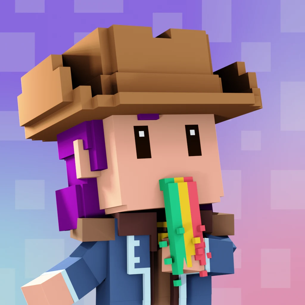 Pirate #8887 voxel render