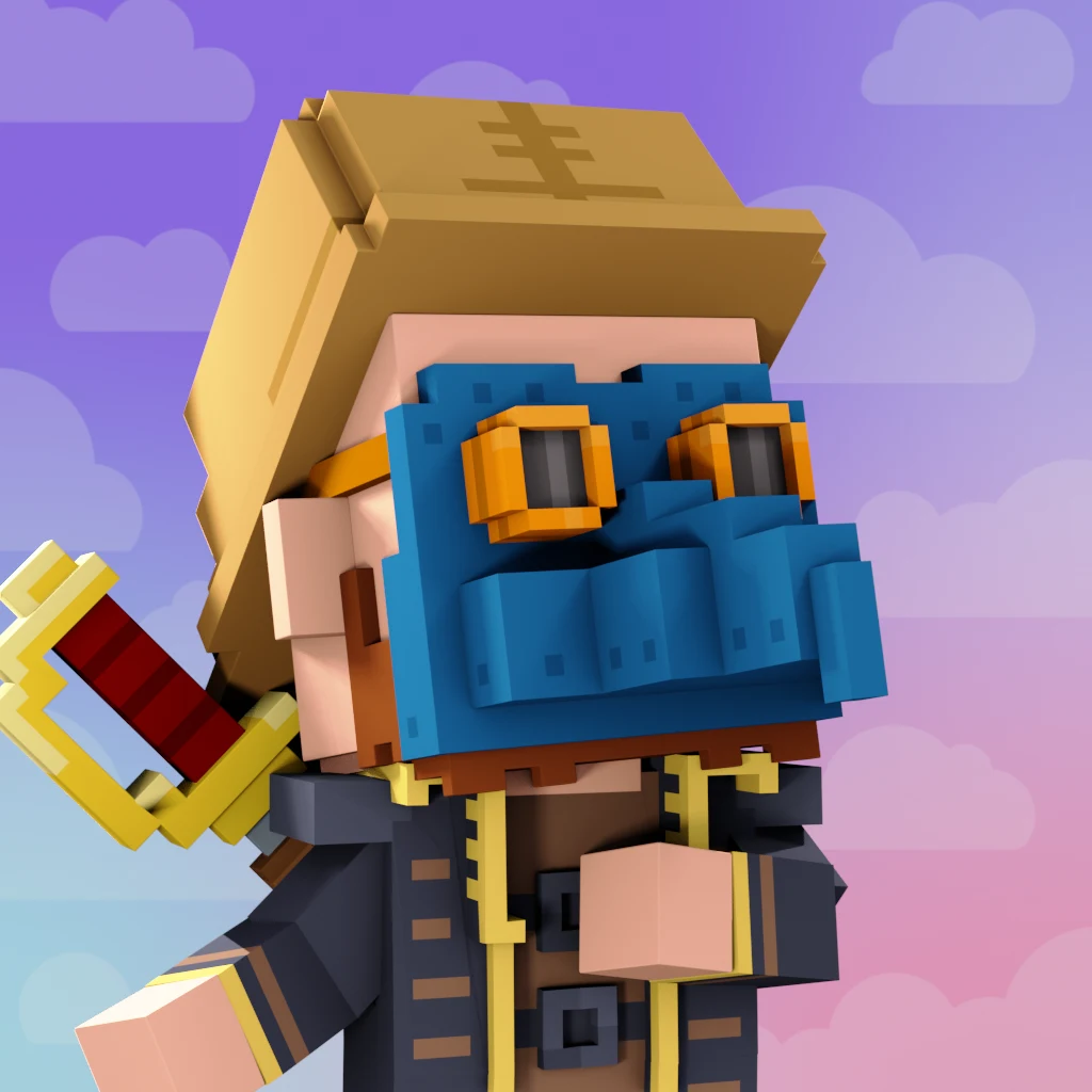 Pirate #8891 voxel render