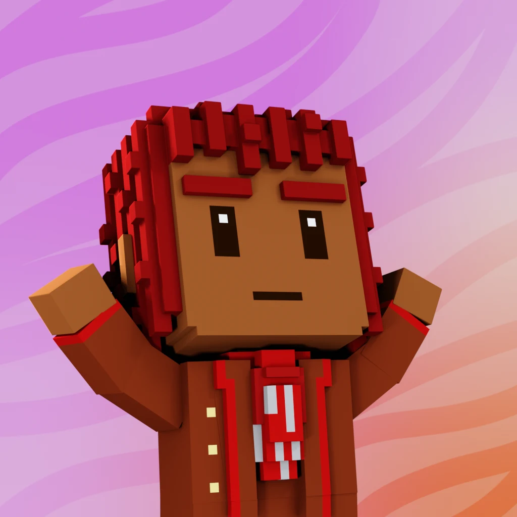Pirate #8892 voxel render