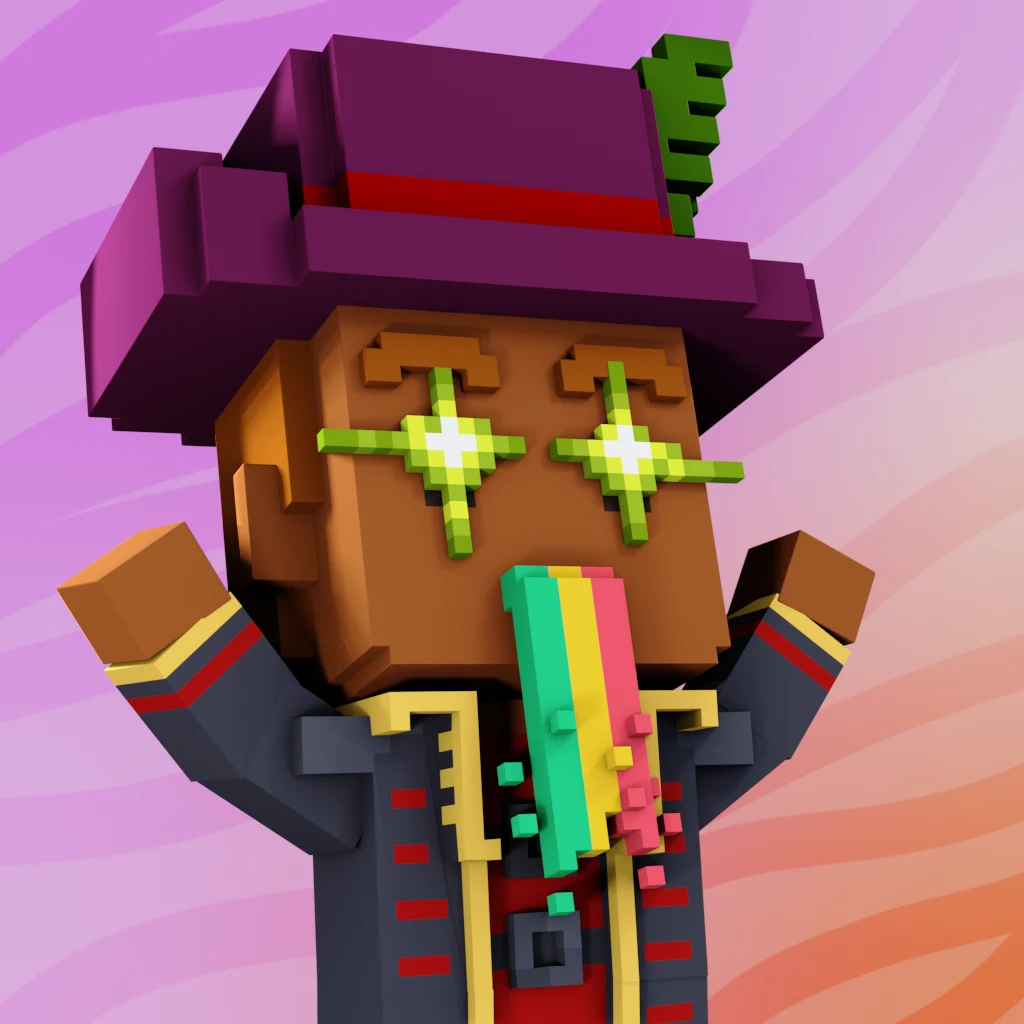 Pirate #8895 voxel render