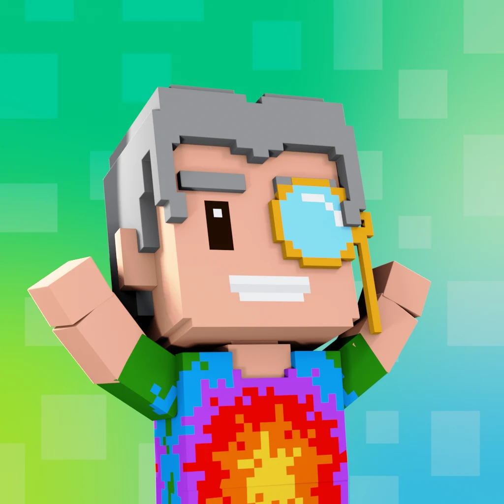 Pirate #8897 voxel render