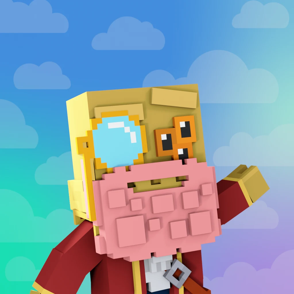 Pirate #89 voxel render