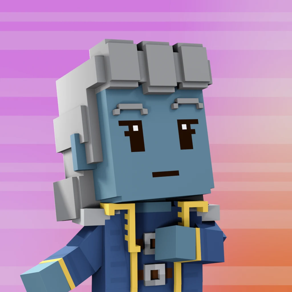 Pirate #8905 voxel render