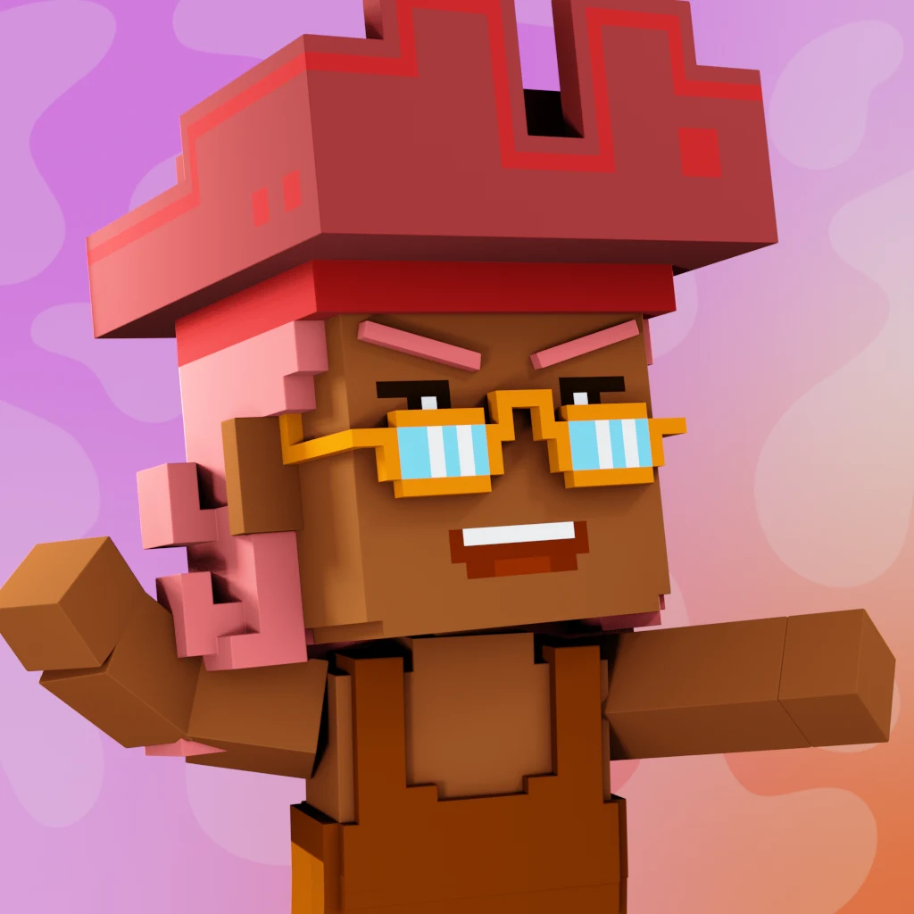Pirate #8907 voxel render