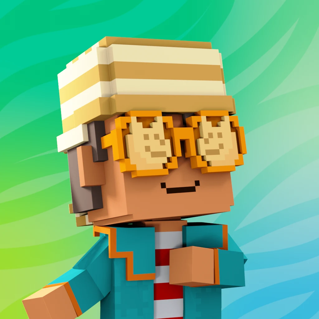 Pirate #8909 voxel render