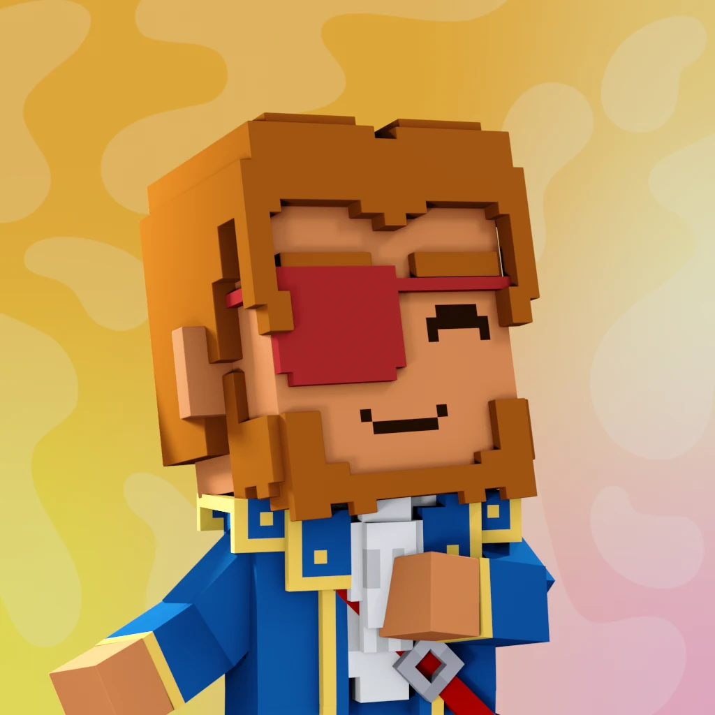 Pirate #8911 voxel render
