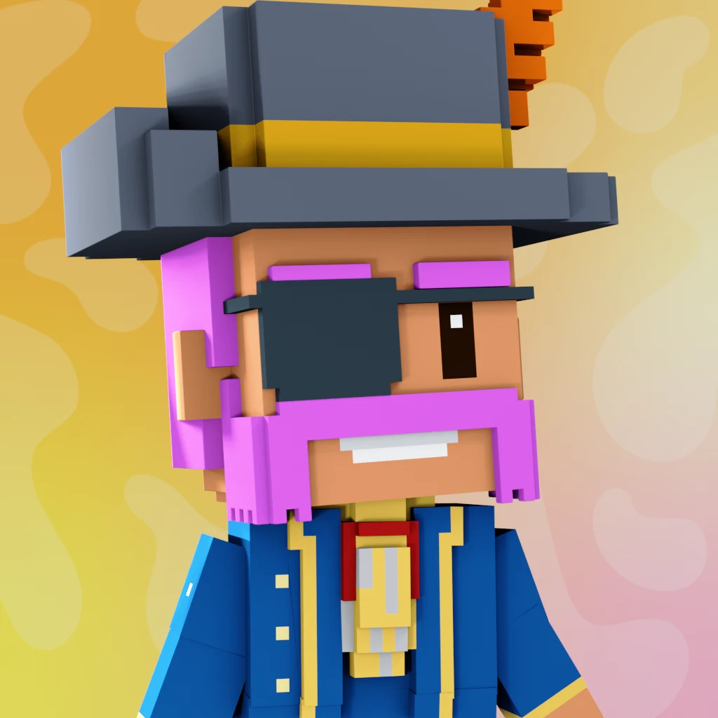 Pirate #8913 voxel render