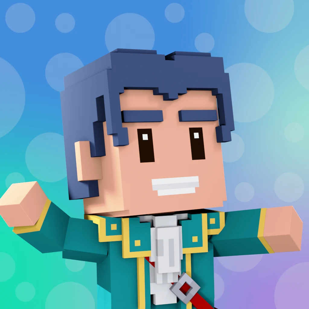 Pirate #8914 voxel render