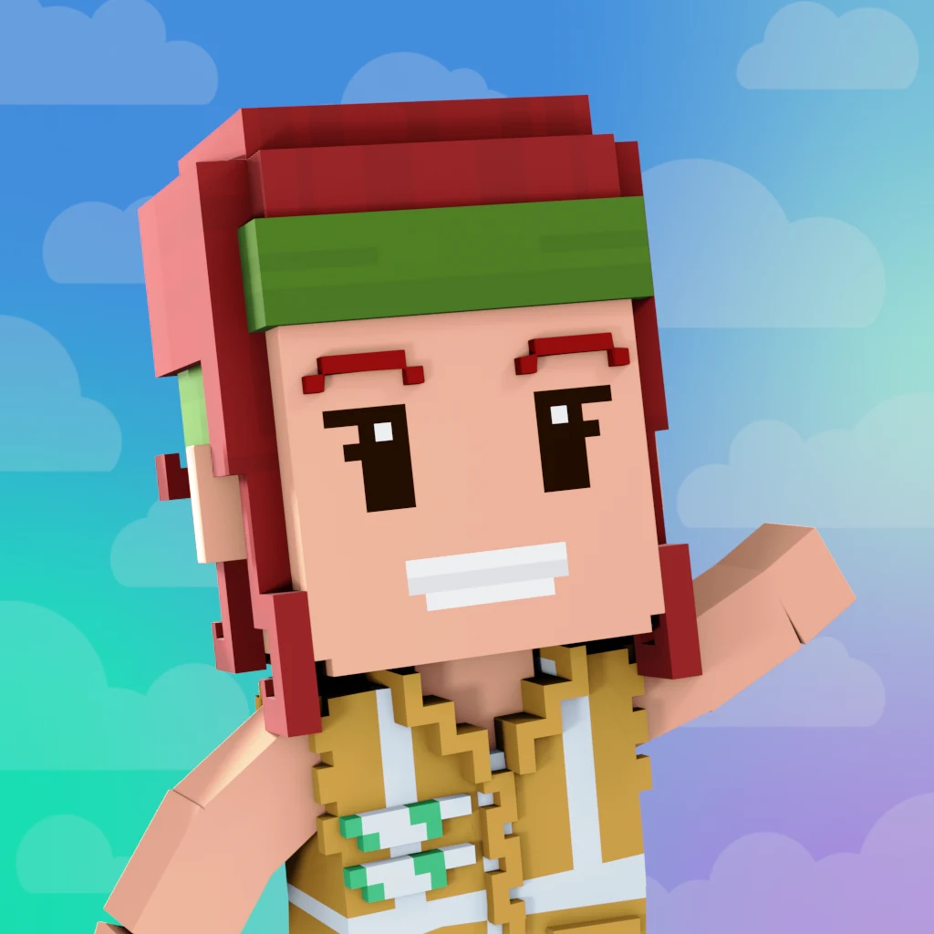 Pirate #8915 voxel render