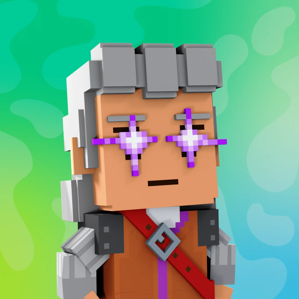 Pirate #8917 voxel render