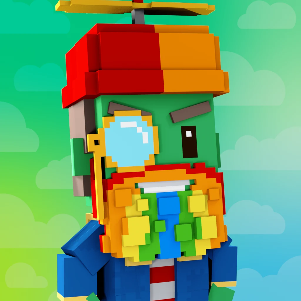 Pirate #8918 voxel render